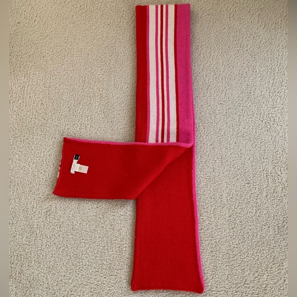 Kate Spade Rabbit Hair Cashmere Striped scarf